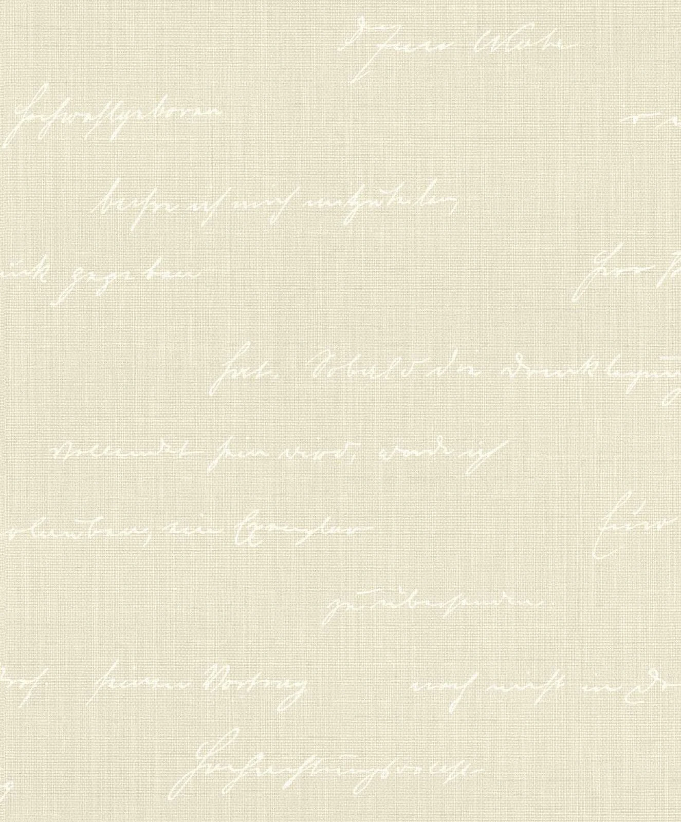 BARBARA Home Tapete Schrift Beige Weiß 522167 3 BARBARA Home Tapete Schrift Beige Weiß 522167