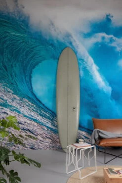 Digitaldruck Welle Wasser Blau Türkis Weiß ML1301 -A Creation Geschaft Digitaldruck Welle Wasser Blau Tuerkis Weiss ML1301 63217699 1