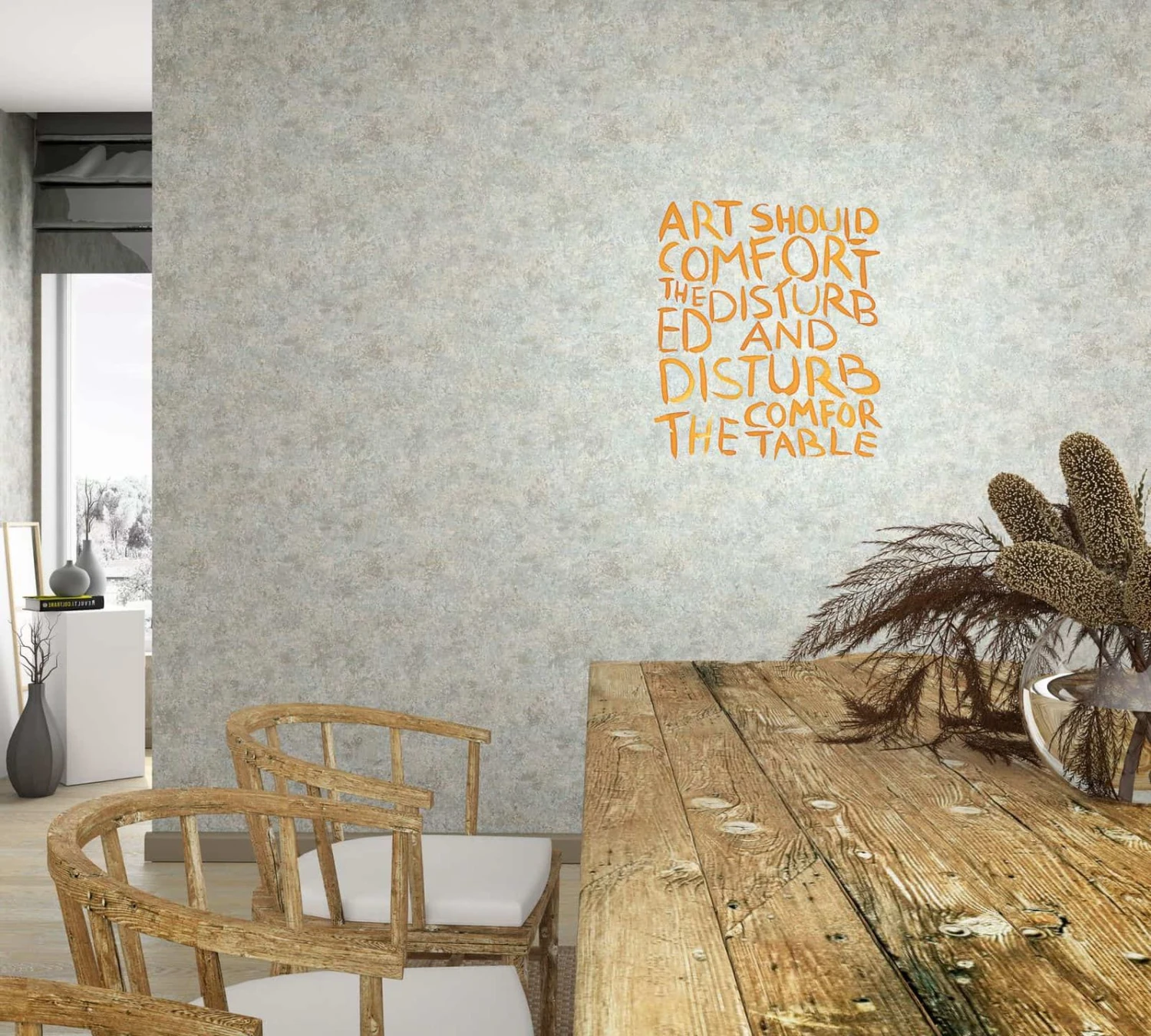 Fototapete Panel Weisheit Street-Art Grau Kupfer 33279 4 Fototapete Panel Weisheit Street-Art Grau Kupfer 33279 – Bild 2