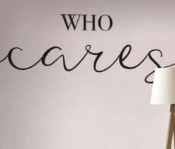 Fototapete Rasch Kruth Design Who Cares Weiß 100884