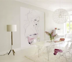 Fototapete Rasch Leo La Douce Frau Weiß Rosa 100570 -A Creation Geschaft Fototapete Rasch Leo La Douce Frau weiss rosa 100570 63203410 1