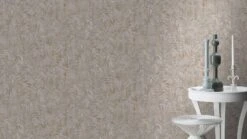 Tapete Barbara Home Collection Ranken Hellgrau-Gold -A Creation Geschaft Tapete Barbara Home Collection Ranken Hellgrau Gold 63212151 3