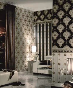 A.S. Creation Tapete Satin Barock Medusa Glanz Hermitage 6553-63 -A Creation Geschaft Tapete Satin Barock Medusa Glanz Hermitage 6553 63 63214606 2