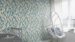 Barbara Home Vliestapete Grafik Türkis Gelb Grau 536744 -A Creation Geschaft Tapete Vlies 536744 Grafik tuerkis gelb grau 63203593 3