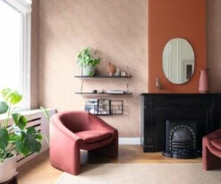 Tapete Vlies Einfarbig Textil Orange-rot Rasch 449051 -A Creation Geschaft Tapete Vlies Einfarbig Textil orange rot Rasch 449051 63208693