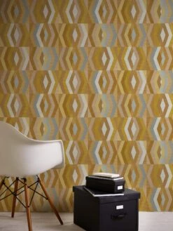 A.S. Creation Tapete Vlies Grafisch Rauten Gelb Braun Beige 37533-3 -A Creation Geschaft Tapete Vlies Grafisch Rauten gelb braun beige 37533 3 63204377 5