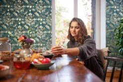 A.S. Creation Tapete Vlies Ornamente Petrol Gold 38707-3 -A Creation Geschaft Tapete Vlies Ornamente dunkelblau gold 38707 3 63211228 3