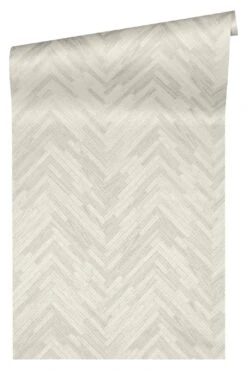 Versace Home Tapete Fischgrät Grau Creme Glanz 370511 -A Creation Geschaft Versace Home IV Vinyltapete Fischgraet grau weiss Glanz 370511 63200279 3