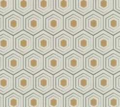 A.S. Creation Vlies Tapete Waben Optik Beige AS Creation 35899-1