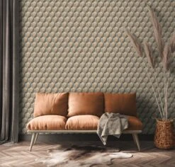 A.S. Creation Vliestapete 38748-1 AS Creation Grau Beige Geometrisch 3D