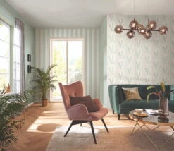 Vliestapete Rasch Weiß Grün Streifen 652123 -A Creation Geschaft Vliestapete Rasch Weiss Gruen Streifen 652123 63212263 3