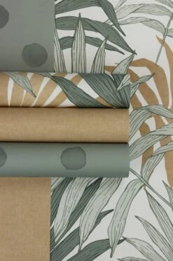 Rasch Tapete Landhaus Stil Palmen Olivgrün 252651 -A Creation Geschaft rasch Tapete Landhaus Stil Palmen Gruen 252651 63212662 4